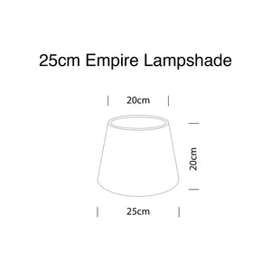 Black Cat, Empire Lampshade Diameter 25cm (10") and 30cm (12")
