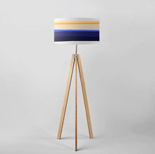 Load image into Gallery viewer, Colour Break: Blue drum lampshade, Diameter 45cm (18&quot;)