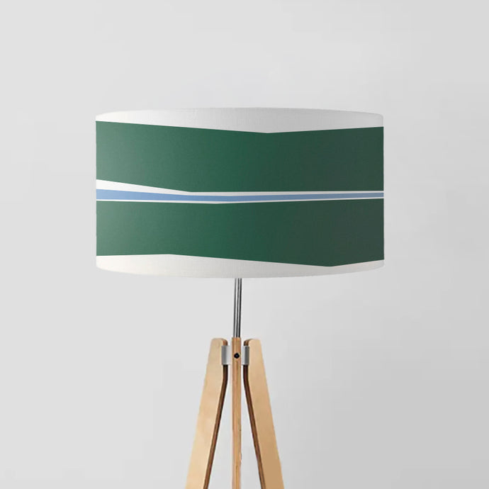 Colour Break: Green drum lampshade, Diameter 45cm (18