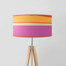 Load image into Gallery viewer, Colour Break: Lilac drum lampshade, Diameter 45cm (18&quot;)