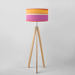 Colour Break: Lilac drum lampshade, Diameter 45cm (18")