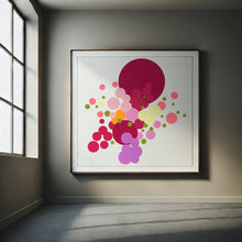 Load image into Gallery viewer, Geometric Bloom: Red, Print - Limited Edition of 100