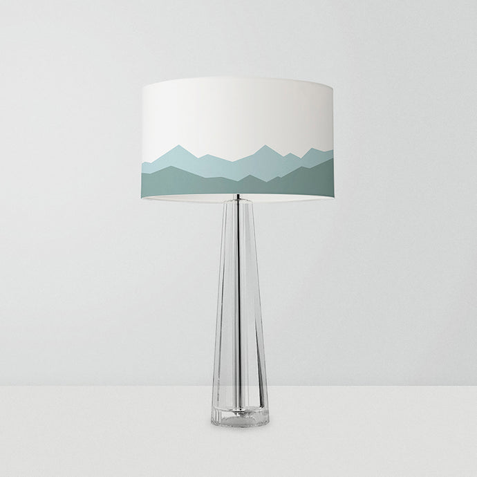 Crafted to perfection, this lampshade brings the majestic beauty of the Alps right into your home.