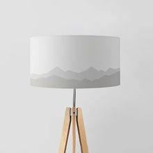 Load image into Gallery viewer, drum lampshade monochrome