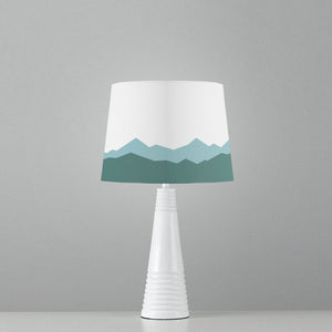 View in the Alps, Empire Lampshade Diameter 25cm (10") and 30cm (12")