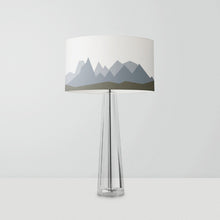 Load image into Gallery viewer, Inspired by the majestic Andes mountain range, this lampshade seamlessly blends modern aesthetics with the rugged beauty of the natural world.