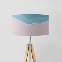Load image into Gallery viewer, Before Sunset Beach drum lampshade, Diameter 45cm (18&quot;)