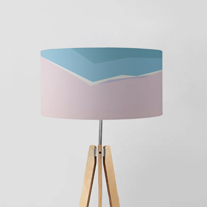 Before Sunset Beach drum lampshade, Diameter 45cm (18