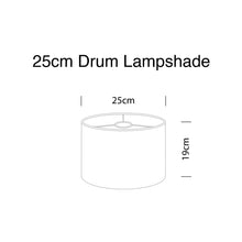 Load image into Gallery viewer, Lopina Six Summertime drum lampshade, Diameter 25cm (10&quot;)