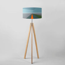 Load image into Gallery viewer, First Flowers drum lampshade, Diameter 40cm (16&quot;) and 45cm (18&quot;)