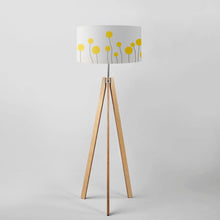 Load image into Gallery viewer, Yellow flowers with spikes drum lampshade, Diameter 45cm (18&quot;)