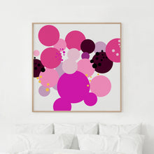 Load image into Gallery viewer, Roses, Geometric Abstract Bouquet, Print - Limited Edition of 100