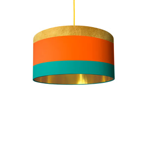 lampshade is a perfect blend of modern aesthetics and vibrant hues
