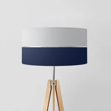 Load image into Gallery viewer, The top of the lampshade in soothing light grey exudes a sense of tranquility and sophistication.