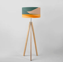 Load image into Gallery viewer, Olive Field drum lampshade, Diameter 40cm (16&quot;) and 45cm (18&quot;)