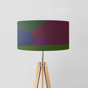This lampshade is a stunning blend of colors and shapes, offering a bold and artistic statement for your home.