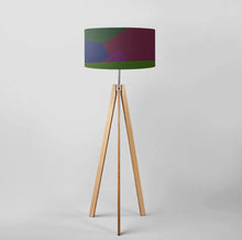 Load image into Gallery viewer, The lampshade&#39;s design features a harmonious interplay of vibrant hues