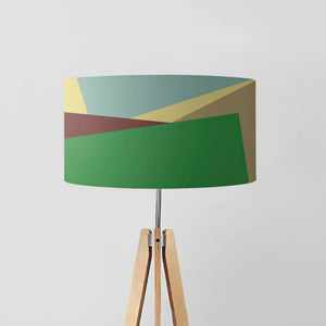 This lampshade is a harmonious blend of colors and shapes that will breathe life into any room