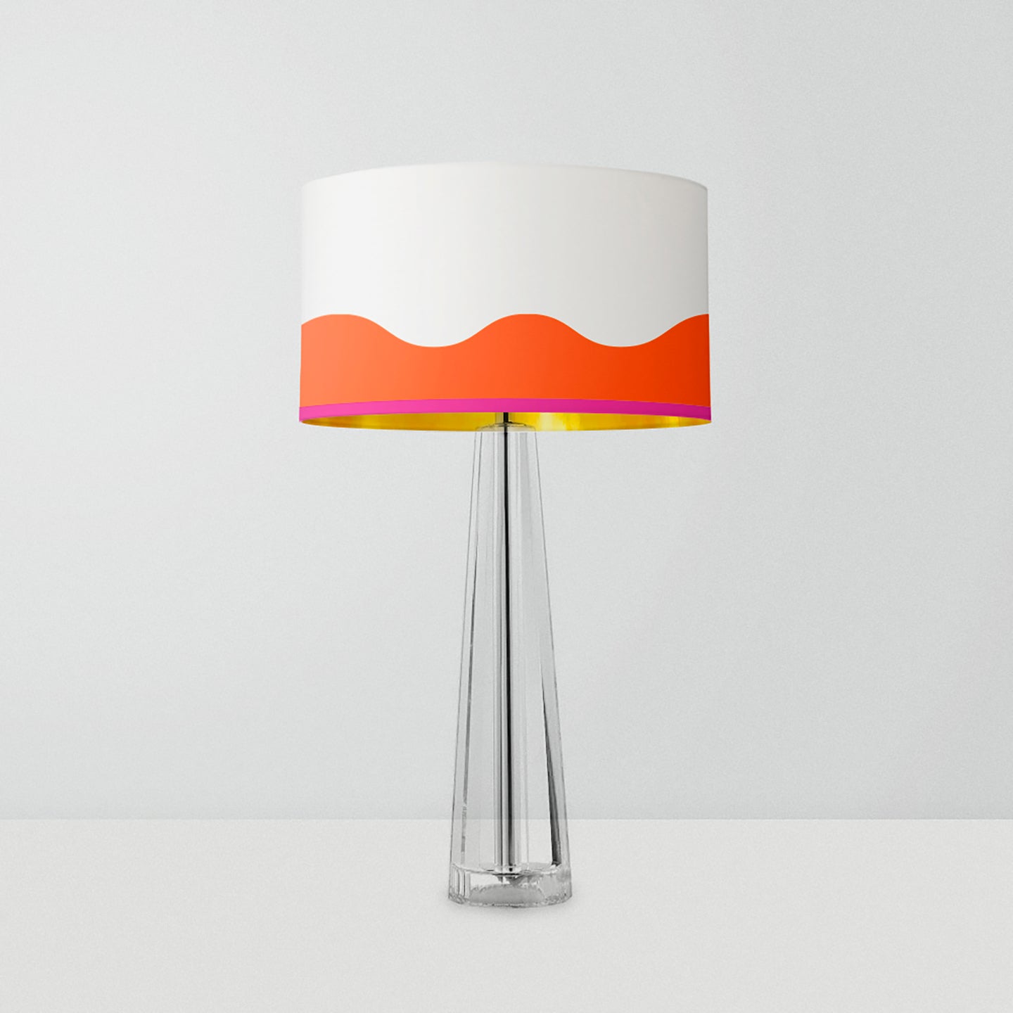 This lampshade is a fusion of modern artistry and functional lighting, promising to enliven any room it graces.