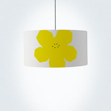Load image into Gallery viewer, Yellow Flower drum lampshade, Diameter 45cm (18&quot;)