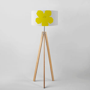 Yellow Flower drum lampshade, Diameter 45cm (18")