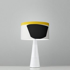 Abstract Light drum lampshade, Diameter 25cm (10") - Meretant Decor
