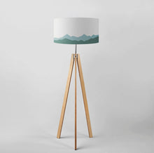Load image into Gallery viewer, The Alps Mountains drum lampshade, Diameter 45cm (18&quot;) - Mere Mere