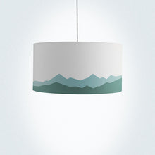 Load image into Gallery viewer, The Alps Mountains drum lampshade, Diameter 45cm (18&quot;) - Meretant Decor