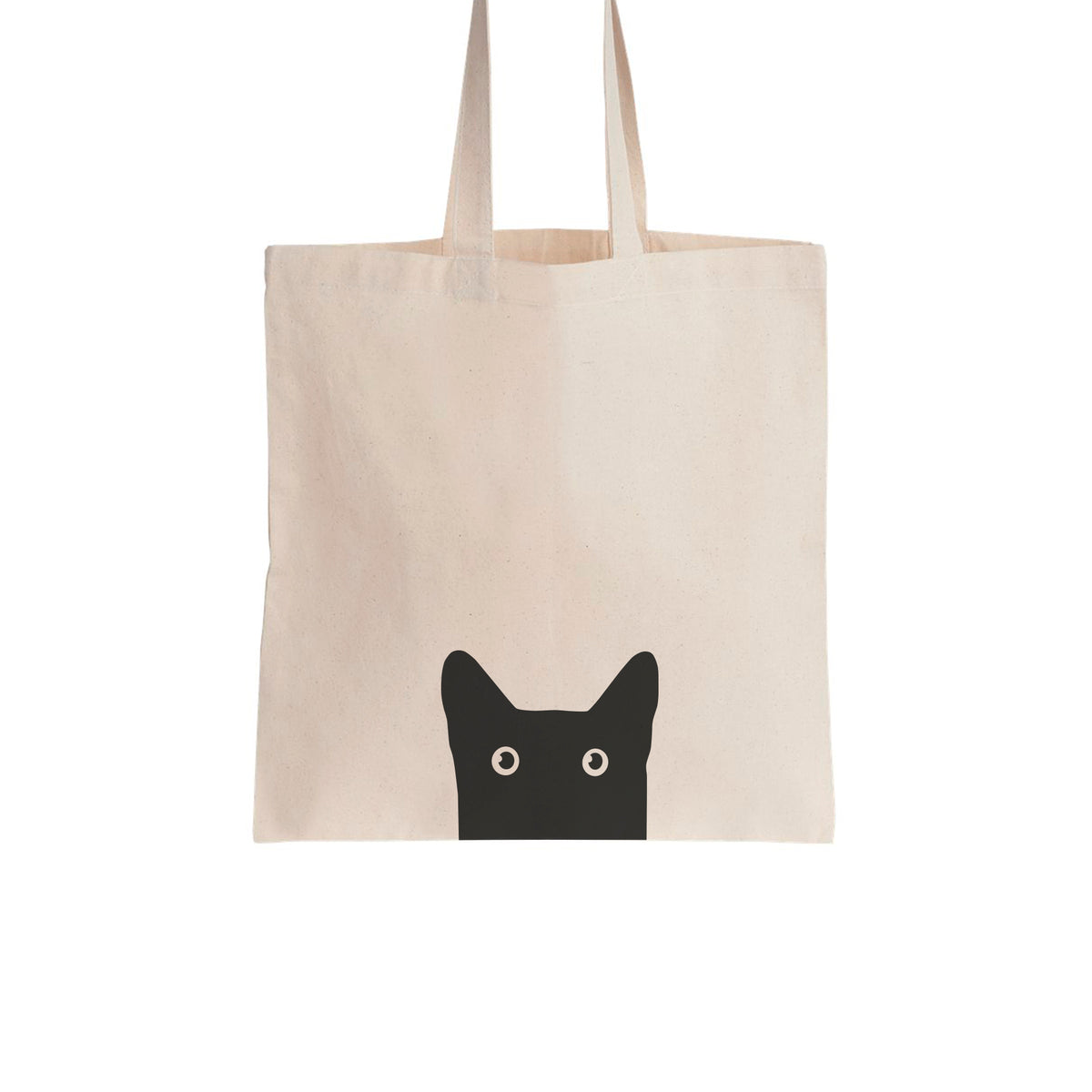 Black Cat Cotton tote bag | MERE-MERE