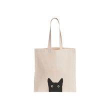 Load image into Gallery viewer, Black Cat cotton tote bag - Mere Mere