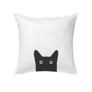 Black Cat cushion or cover 50x50cm (20x20") - Meretant Decor