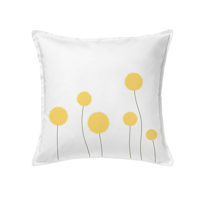Yellow Flowers cushion or cover 50x50cm (20x20