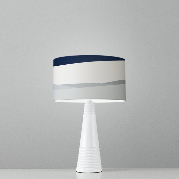 Dunes at night drum lampshade, Diameter 25cm (10