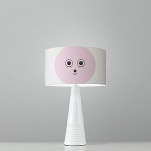 Dog pink drum lampshade, Diameter 25cm (10") - Mere Mere