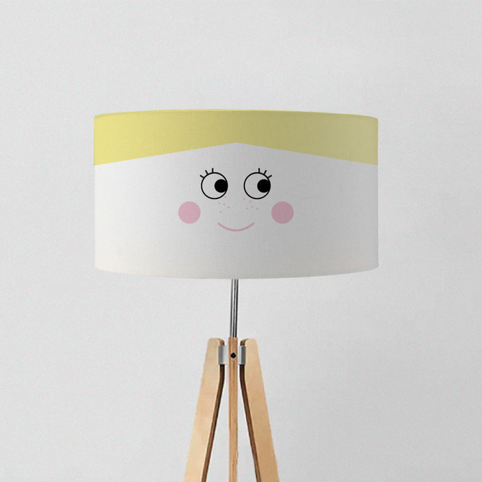 Girl's eyes drum lampshade, Diameter 45cm (18