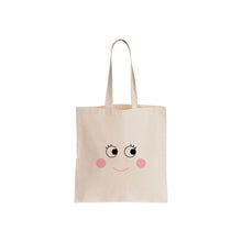 Load image into Gallery viewer, Girl eyes cotton tote bag - Meretant Decor