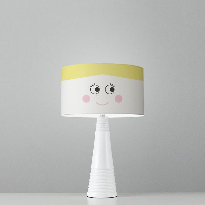 Eyes girl drum lampshade, Diameter 25cm (10