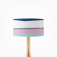 Load image into Gallery viewer, Flamingo on a beach drum lampshade, Diameter 35cm (14&quot;) - Mere Mere