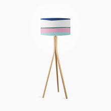 Load image into Gallery viewer, Flamingo on a beach drum lampshade, Diameter 35cm (14&quot;) - Mere Mere