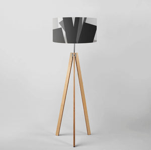 Lost in the Forest drum lampshade, Diameter 45cm (18") Tripod