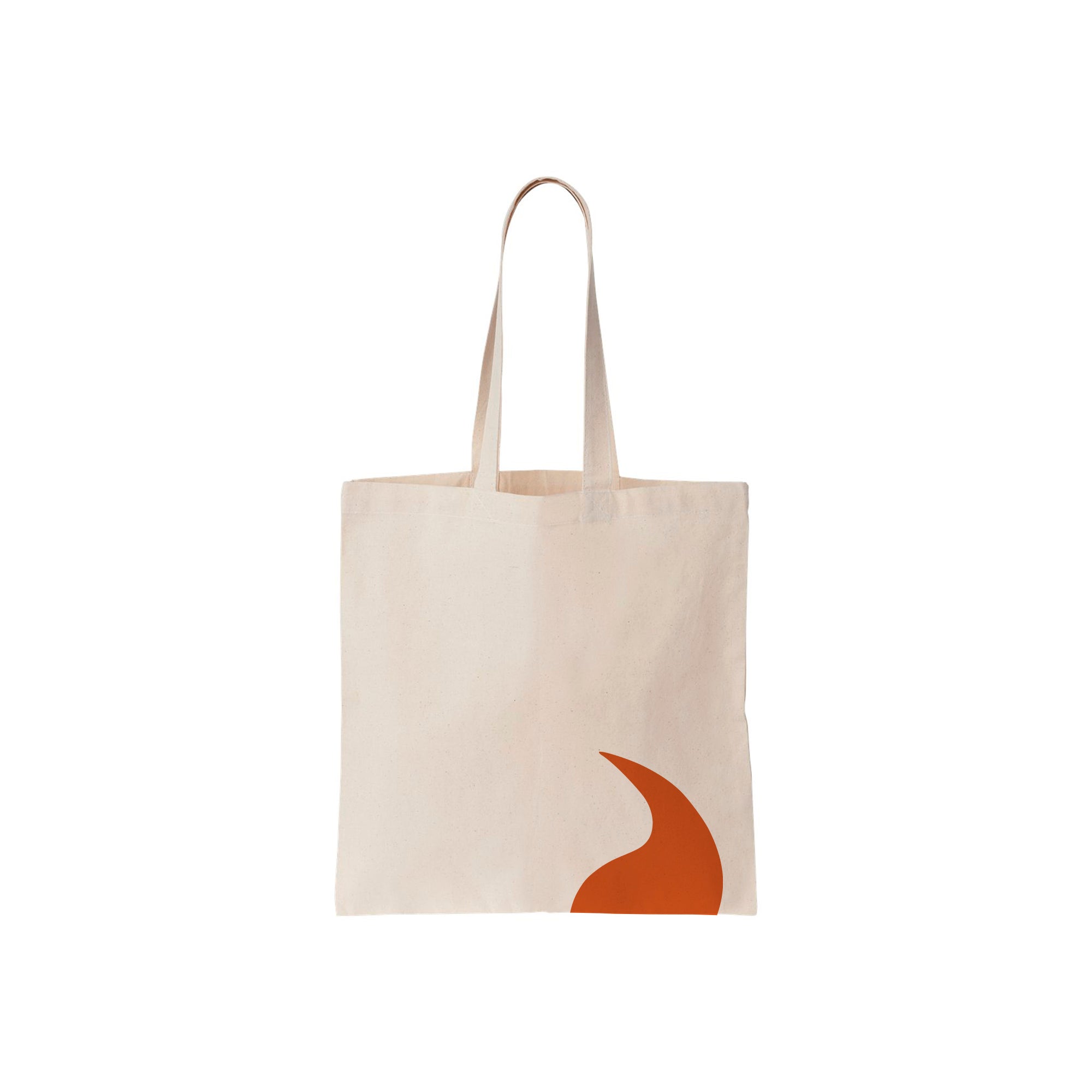 Fox recycled cotton tote bag
