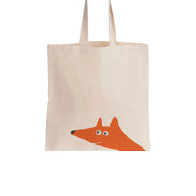 Load image into Gallery viewer, Fox print cotton tote bag - Mere Mere