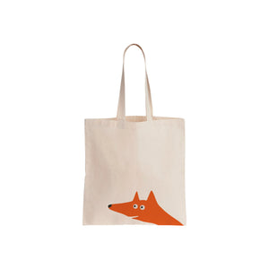 Fox print cotton tote bag - Mere Mere