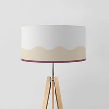 Load image into Gallery viewer, Geometric sand waves drum lampshade, Diameter 45cm (18&quot;)