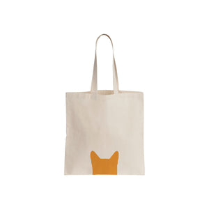 Ginger Cat cotton tote bag - Meretant Decor