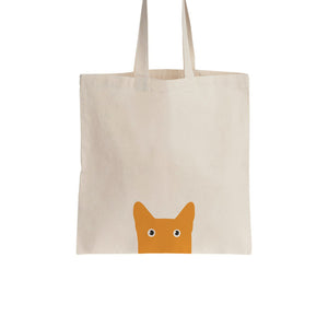 Ginger Cat cotton tote bag - Meretant Decor