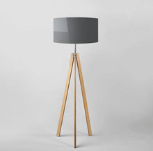 Load image into Gallery viewer, Greys drum lampshade, Diameter 45cm (18&quot;) Tripod