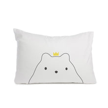 Load image into Gallery viewer, Hamster with crown pillowcase. Cot bed or Standard size - Meretant Decor