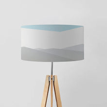 Load image into Gallery viewer, Mountains drum lampshade, Diameter 45cm (18&quot;)