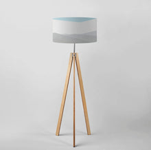 Load image into Gallery viewer, Mountains drum lampshade, Diameter 45cm (18&quot;) Tripod